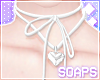 +Heart Necklace White