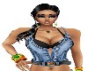 DENIM/REGGAE TOP