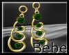 Emerald and Gold Earring