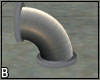 Curved Metal Pipe