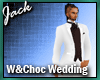 White n Choc Wedding Tux