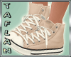 T* Cream Sneakers