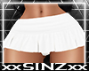 X Meg White Short Skirt