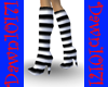 Striped Stiletto boots