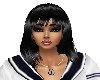 NAVY ANCHOR NECKLACE