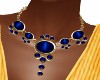 BlueGold Ankara Necklace