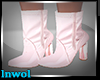 Pink heel boot