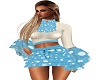 ASL Tina Blue Skirt  RL