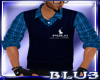 *B* Sweater Vest Blue