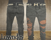 L| Ripped Jeans Black