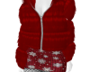 JOJO RED SNW  FUR SKRT S