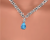 Aquamarine Diamond Neck