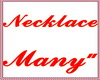 Nacklace name "Many"