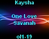 Kaysha - One Love