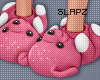 !!S Bear Slippers Pink