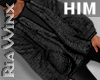 Black Fur Coat HIM
