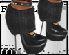 iF. black pvc shoes