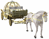 Horse w Gold Carriage