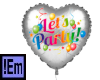 !Em Silver Party Balloon