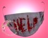 D Bloody nurse facemask