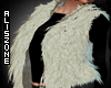 [AZ] White Fur Vest LAYE