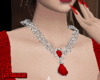 Passion Red Necklace set