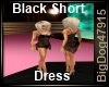 [BD] Black Short Dress