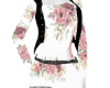 Flower dress with vest