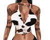 Black Cow Print