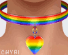 C~Pride Rainbow Choker