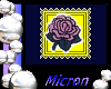 lilac rose stamp