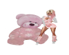 MZ Pink PJ Bear