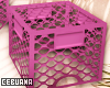 Pink Chair Crate