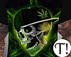 T! Weed Cap Skull Tee