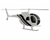 Black & White Helicopter