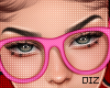 !!D Glasses Hot Pink