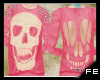 FE spiked pink skull 