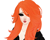 orange wild hair