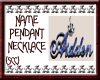 {SCC}Name Pendant Chain