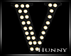 H. Marquee Letter V