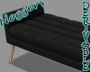 Bed End Couch Black