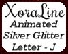 (XL)Silver Glitter - J