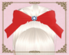 A: Red hair bow
