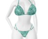 bikini aqua green