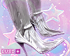 ✰ Star Boots Silver
