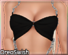 Chained Bralette Black