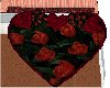 HEART SHAPE BED OF ROSES