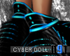 D9T|CyberDoll Boots Blue