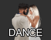 Romantic dance kiss