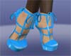 PVC Blue Heels